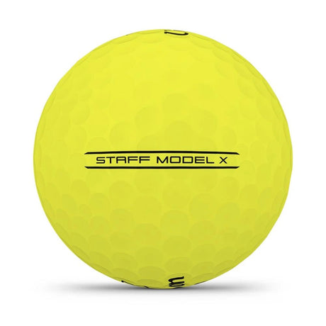 Wilson Staff Model X Yellow Personalized Golf Balls