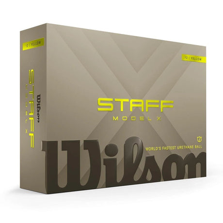 Wilson Staff Model X Yellow Personalized Golf Balls