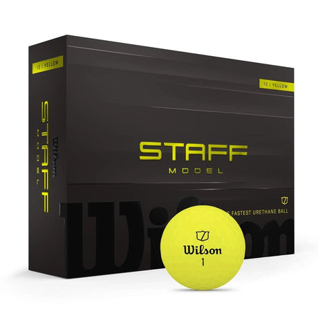 Wilson Staff Model Yellow Personalized Golf Balls