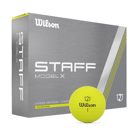 Wilson Staff Model X Golf Balls - Yellow- 2024