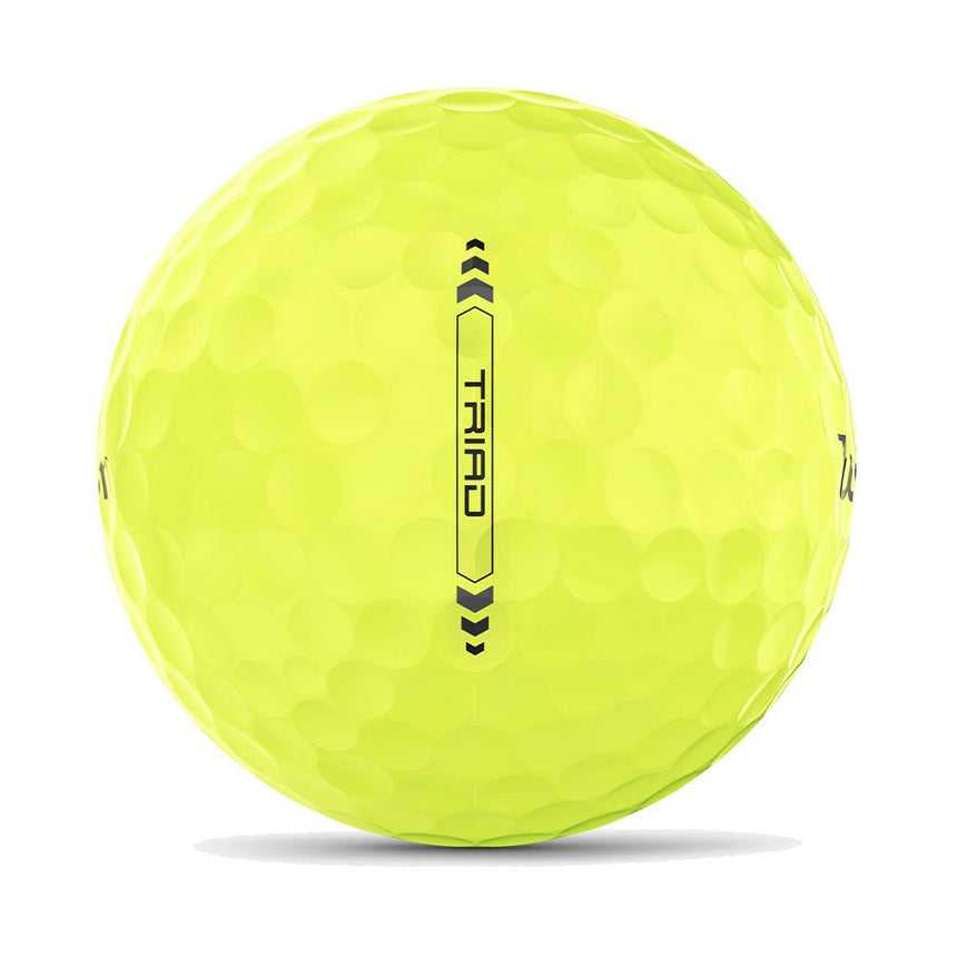 Wilson Staff Triad Golf Balls - Yellow