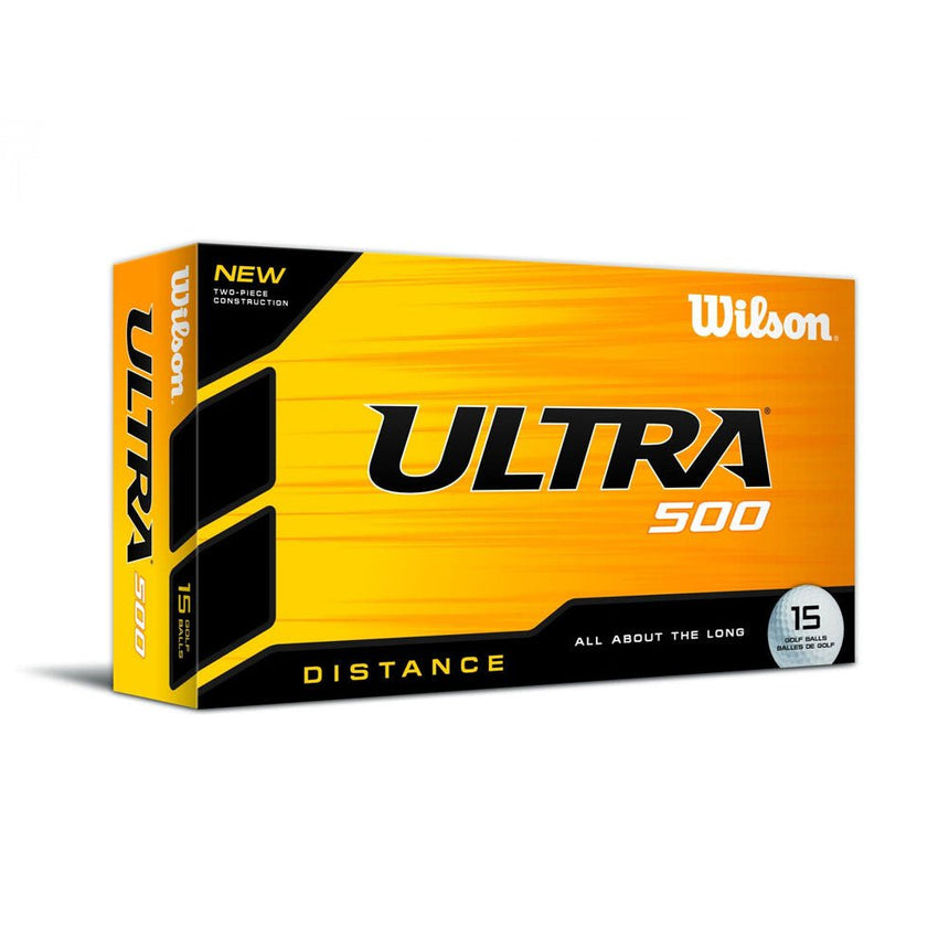 Wilson Ultra 500 Distance Golf Balls - 15 Pack