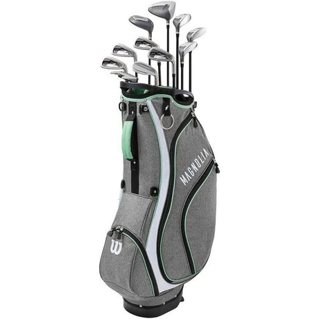 Wilson Staff Women's Magnolia Calm Wave Complete Set - Stand Bag - Grey Mint