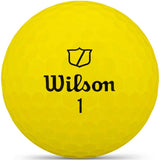 Wilson Traid Golf Balls - Yellow
