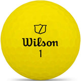 Wilson Triad Yellow Personalized Golf Balls