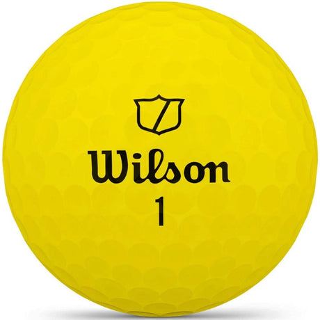 Wilson Triad Yellow Personalized Golf Balls