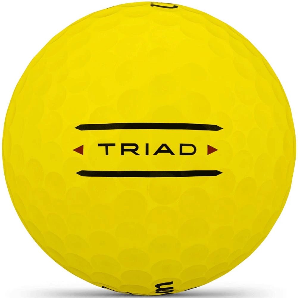 Wilson Triad Yellow Personalized Golf Balls