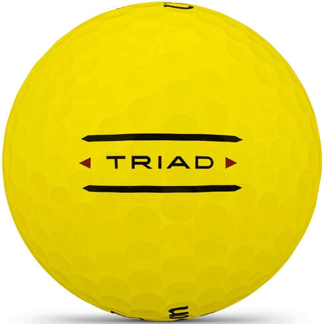 Wilson Triad Yellow Personalized Golf Balls