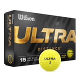 Wilson Ultra Distance Golf Balls - Yellow