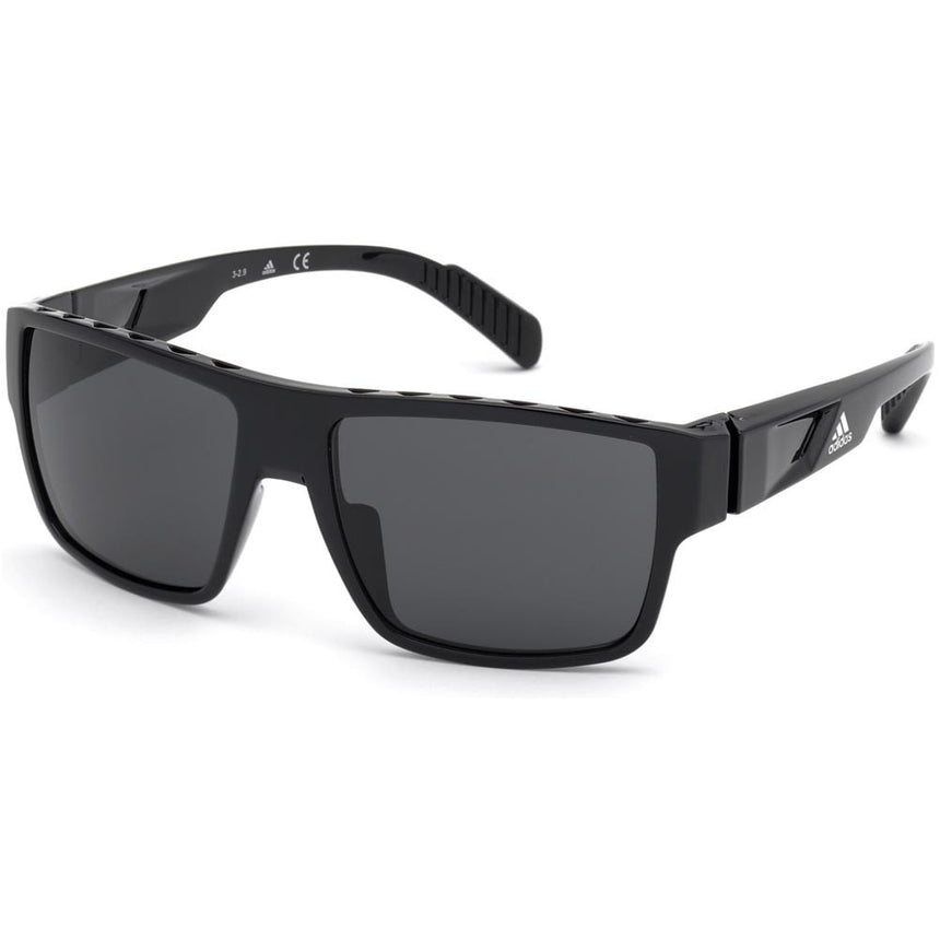 Sport SP0006 Sunglasses - Shiny Black/Smoke