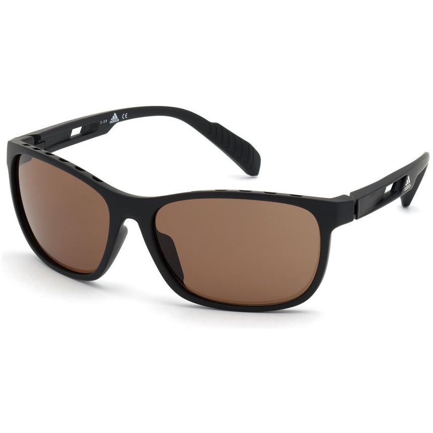 Sport SP0014 Sunglasses - Matte Black/Brown