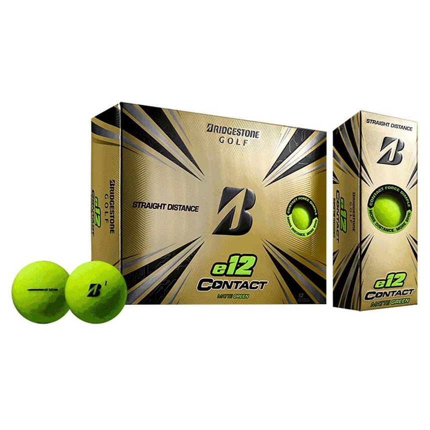 e12 Contact Golf Balls - Matte Green