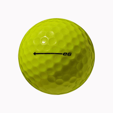 e6 Golf Balls - Optic Yellow