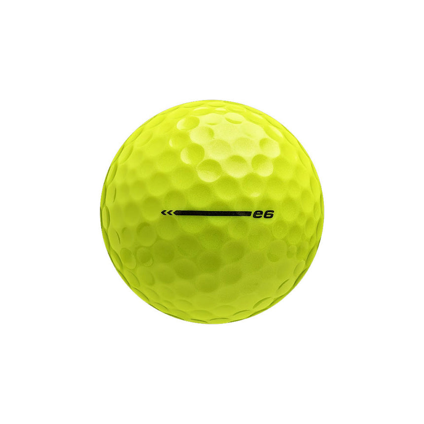 Bridgestone e6 Golf Balls - Yellow - 2023