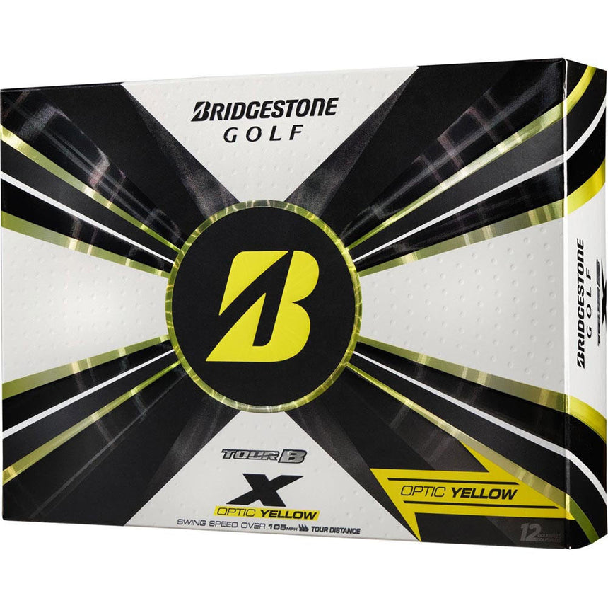 Bridgestone Tour B X Golf Balls - Yellow - 2022