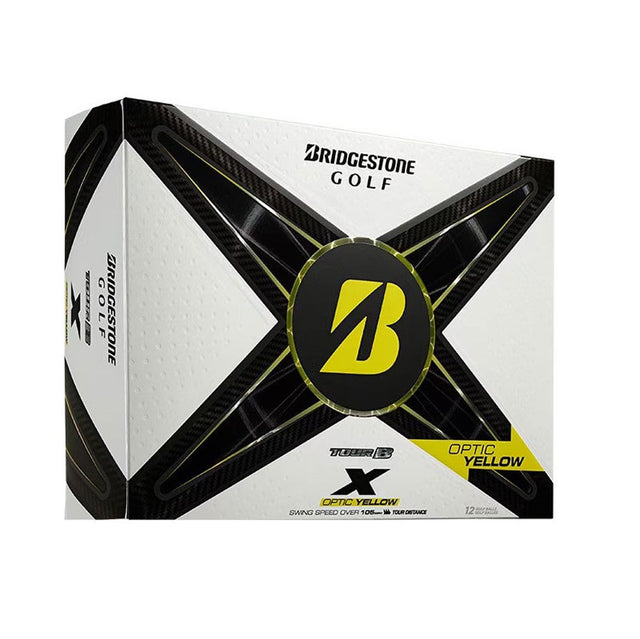 Bridgestone Tour B X Golf Balls - Yellow - 2024