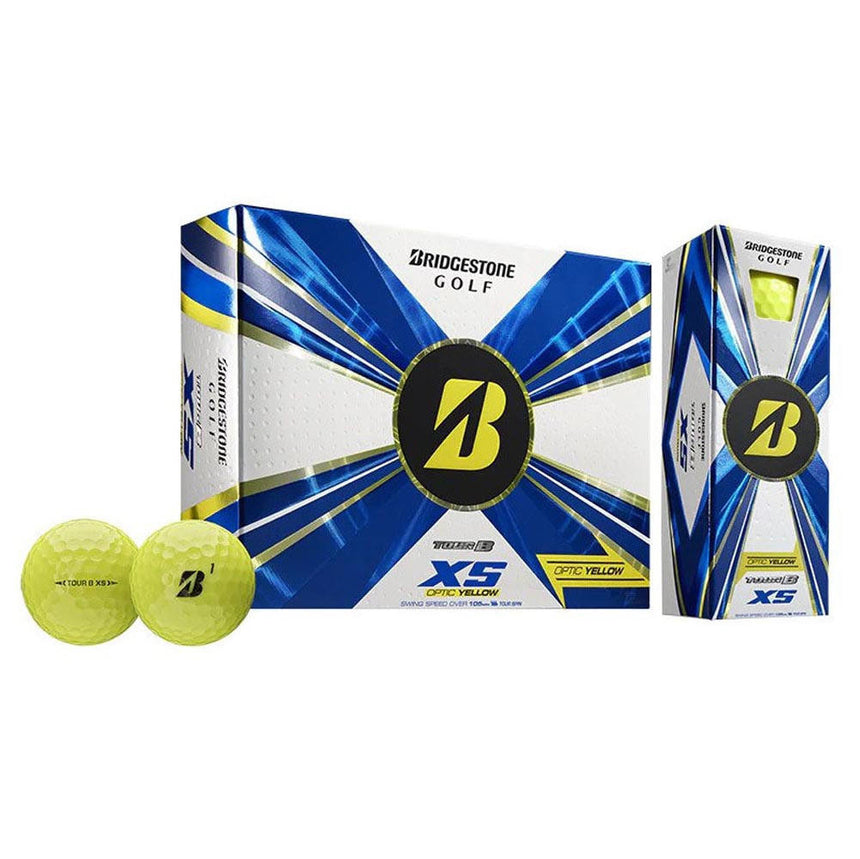 Bridgestone Tour B XS Golf Balls - Yellow - 2022