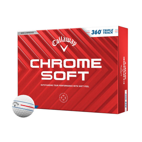 Callaway Chrome Soft 360 Triple Track Golf Balls - 2024