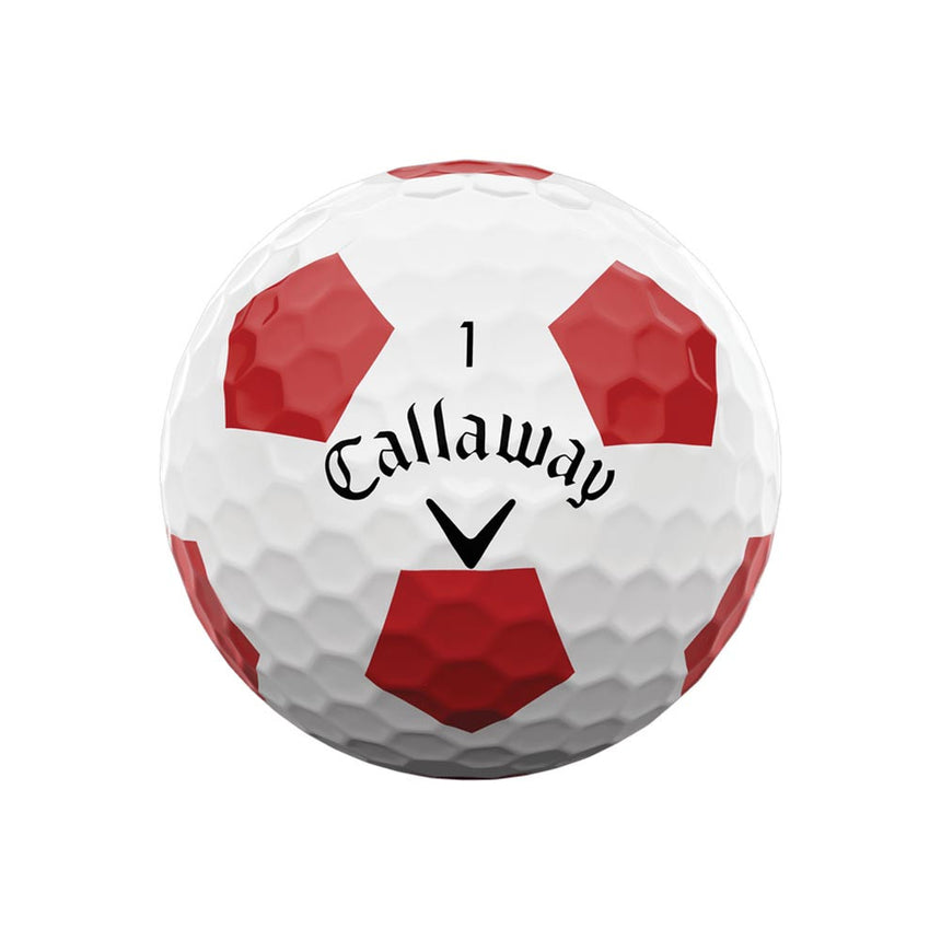 Callaway Chrome Soft Truvis Red Golf Balls - 2022