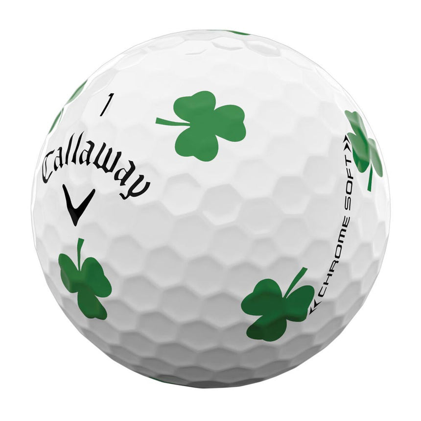 Callaway Chrome Soft Truvis Shamrock Golf Balls