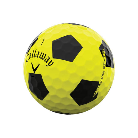 Callaway Chrome Soft Truvis Yellow Golf Balls - 2022