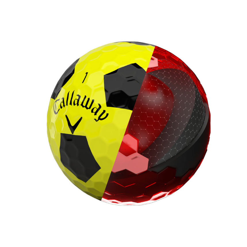 Chrome Soft Truvis Yellow Golf Balls