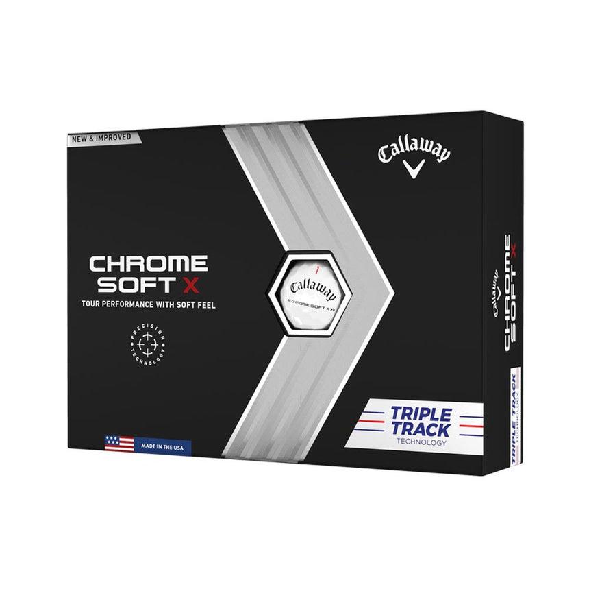 Callaway Chrome Soft X Triple Track Golf Balls - 2022