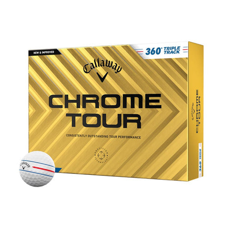 Callaway Chrome Tour 360 Triple Track Golf Balls - 2024