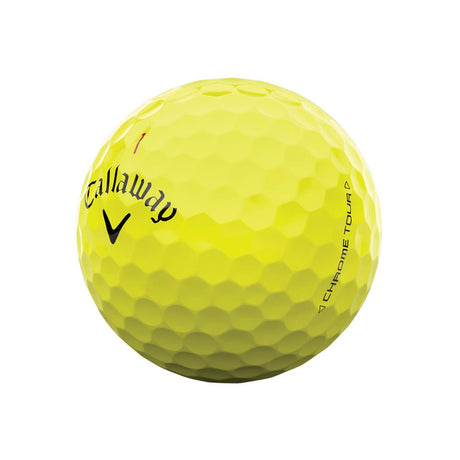 Callaway Chrome Tour Golf Balls - Yellow - 2024