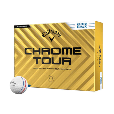 Callaway Chrome Tour Triple Track Golf Balls - 2024