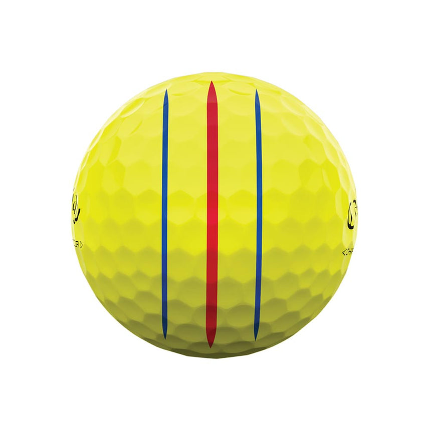 Callaway Chrome Tour Triple Track Golf Balls - Yellow - 2024