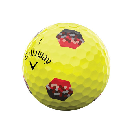 Callaway Chrome Tour TruTrack Golf Balls - Yellow - 2024