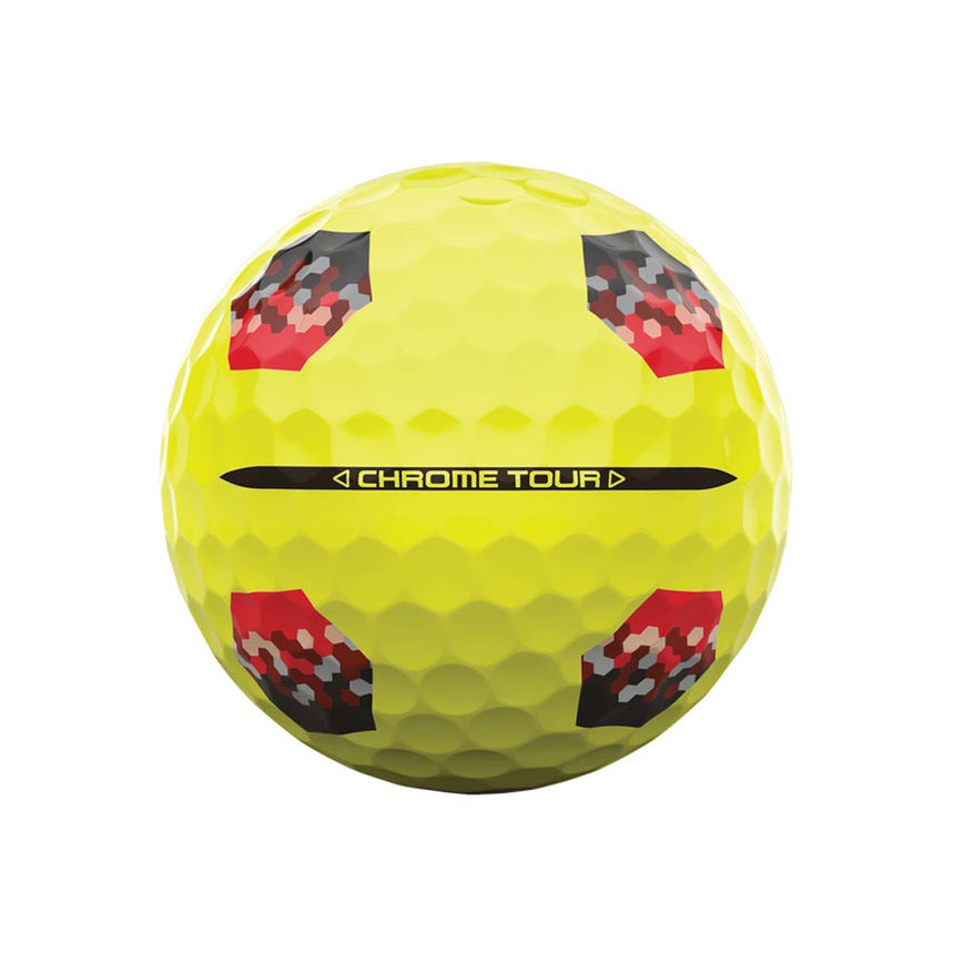 Callaway Chrome Tour TruTrack Golf Balls - Yellow - 2024