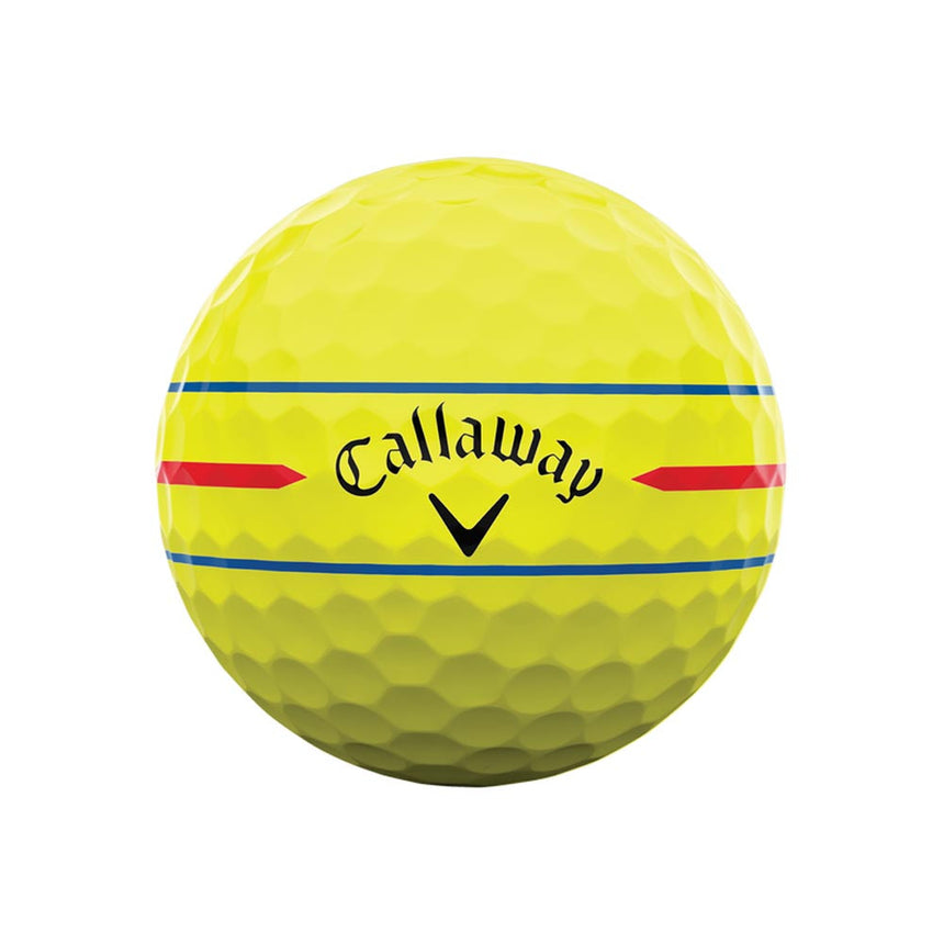 Callaway Chrome Tour X 360 Triple Track Golf Balls - Yellow - 2024