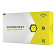 Callaway Superfast Golf Balls - Bold Yellow - 15 Pack