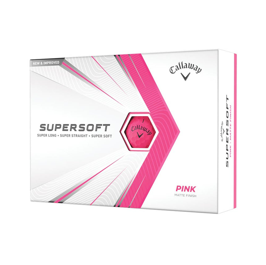 Supersoft Golf Balls - Matte Pink