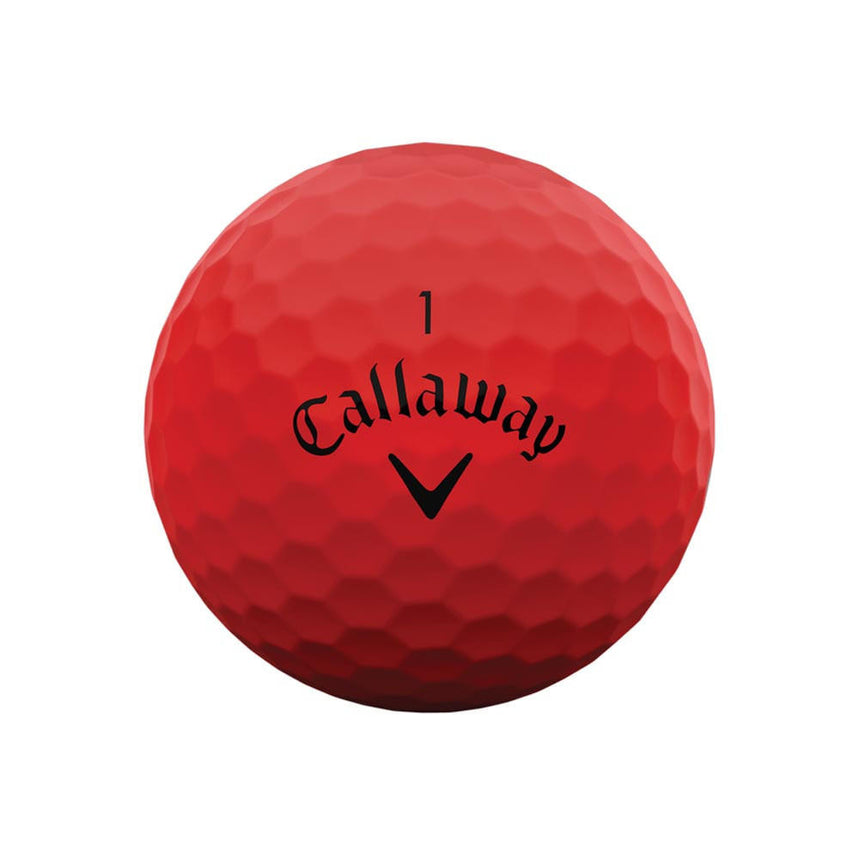 Callaway Supersoft Golf Balls - Matte Red - 2023