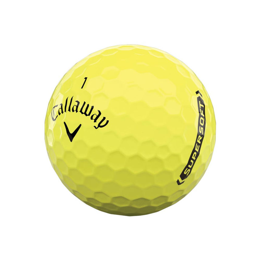 Supersoft Golf Balls - Yellow