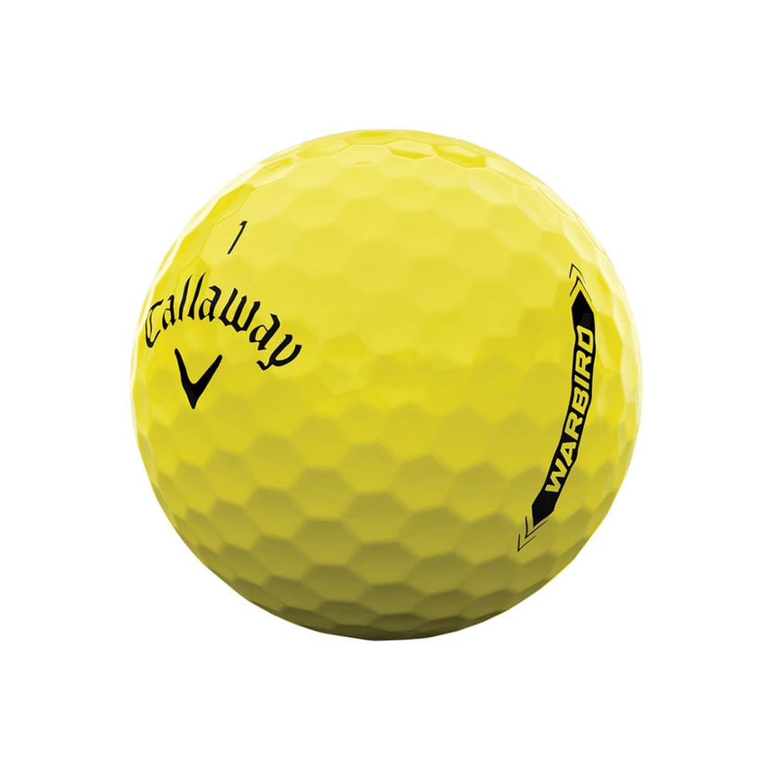Callaway Warbird Golf Balls - Yellow - 2023