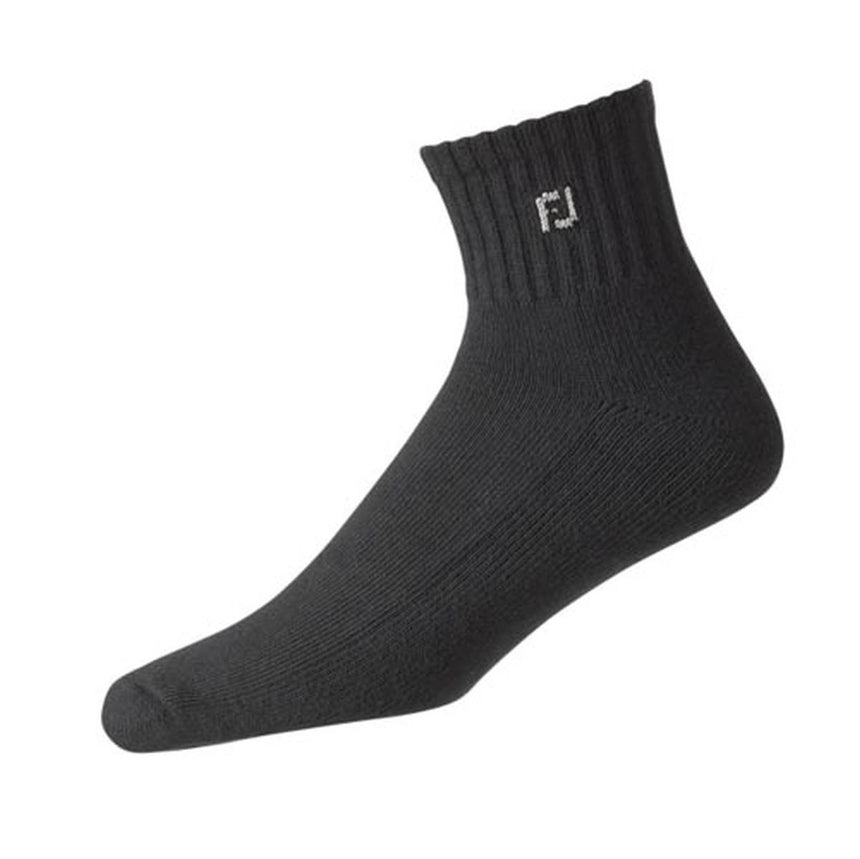 ComfortSof Quarter Sock - Black