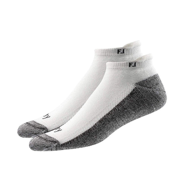 FootJoy ProDry Roll-Tab Sock - 2 Pack - White