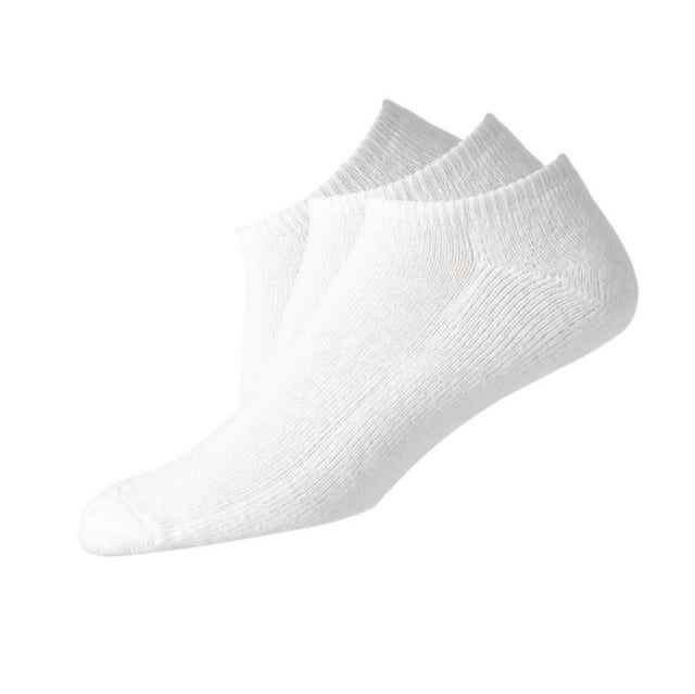 FootJoy Women's ComfortSof Low Cut Sock - 3 Pack - White