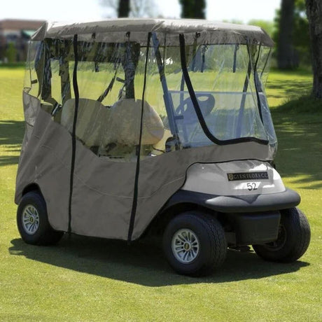 JEF World of Golf Ultimate Universal Golf Cart Cover - Tan
