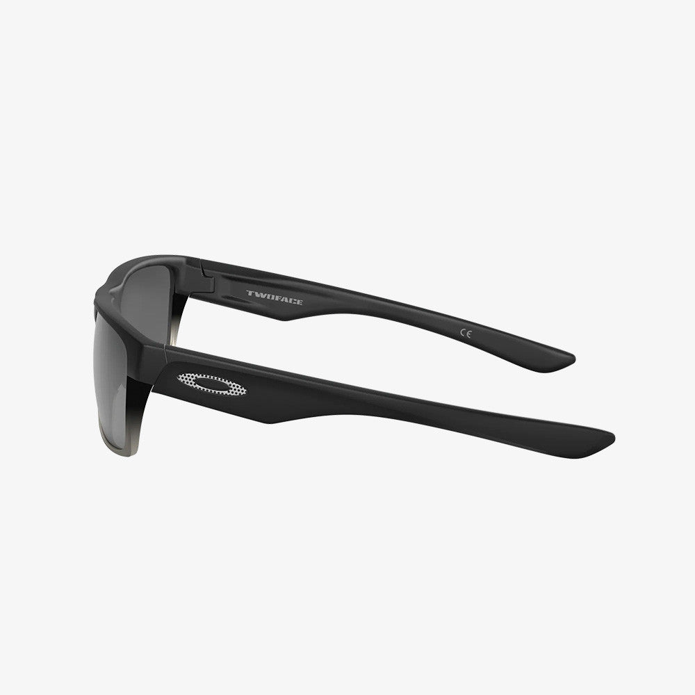 Oakley Men s Twoface Non Polarized Iridium Square Sunglasses Matte Black Chrome Iridium