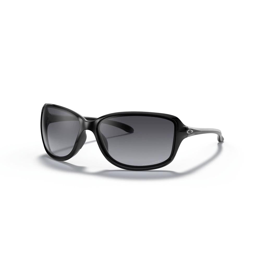 Oakley Women's Cohort Sunglasses - Polished Black/Grey Gradient Polarized