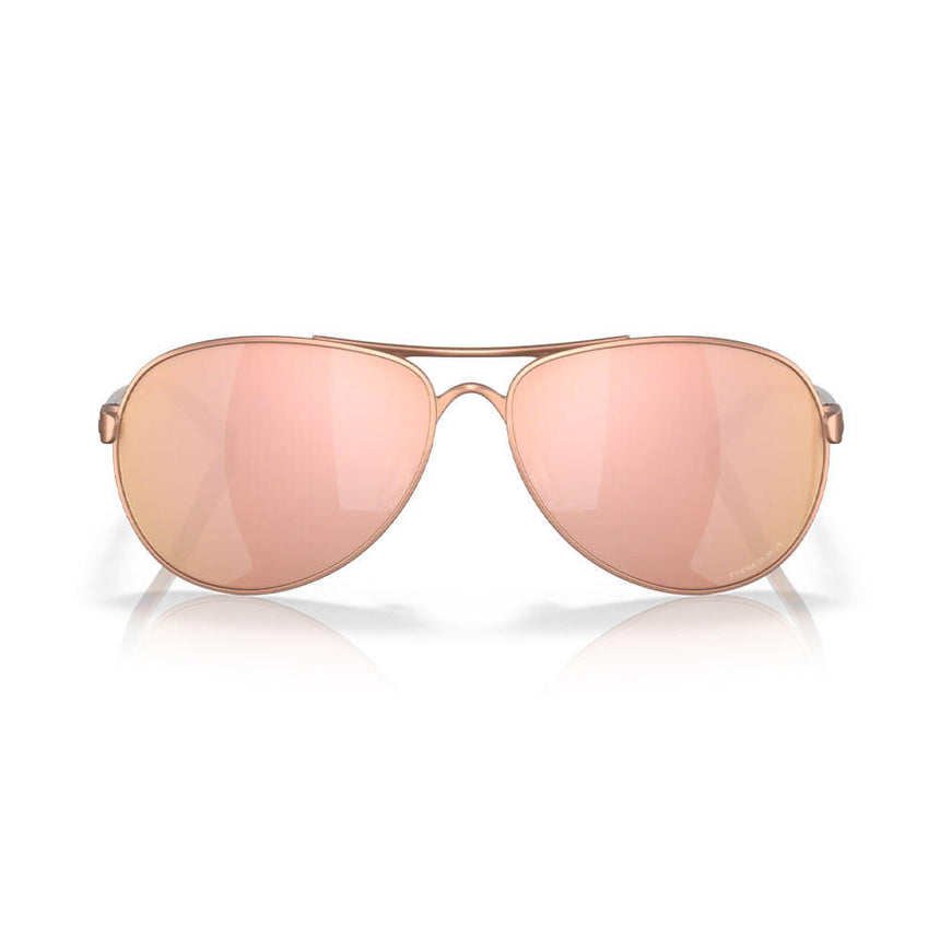 Oakley Women's Feedback Sunglasses - Satin Rose Gold/Prizm Rose Gold