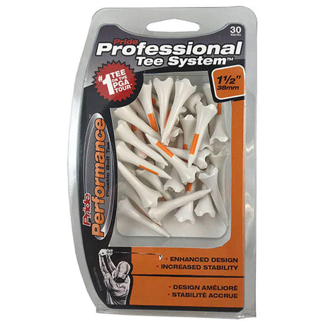 Pride Sports Professional Tee System Pride Performance 1.5" Golf Tees - 30 Count