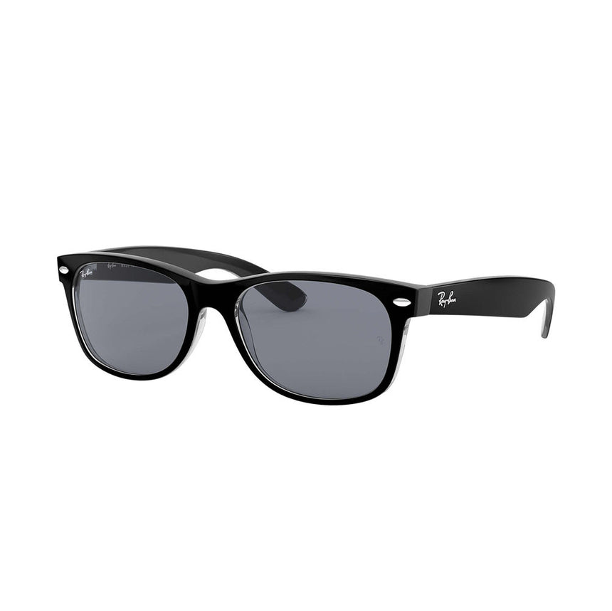 Ray-Ban New Wayfarer Classic - Transparent Black/Blue Washed