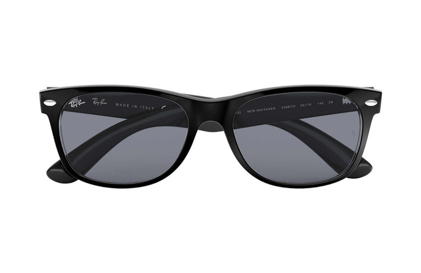 Ray-Ban New Wayfarer Classic - Transparent Black/Blue Washed