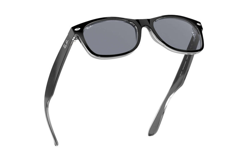 Ray-Ban New Wayfarer Classic - Transparent Black/Blue Washed